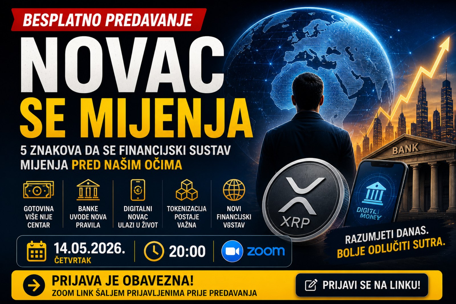 Besplatno predavanje Novac se mijenja