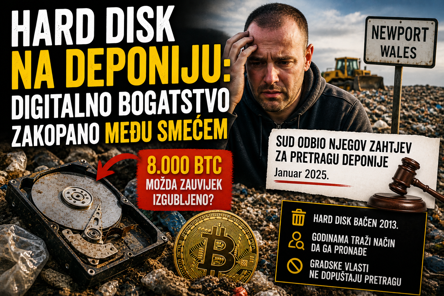 Hard disk na deponiju