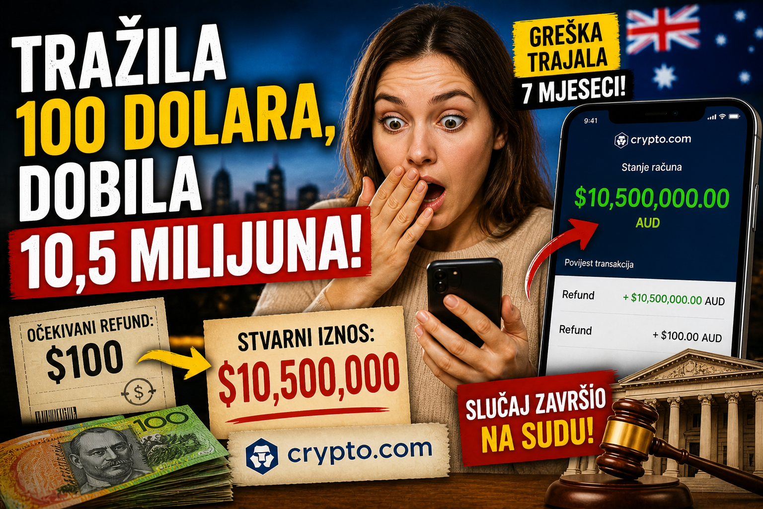 Refund od 100 dolara koji se pretvorio u 10,5 milijuna